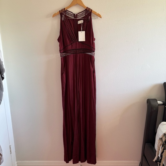 NWT The Jetset Diaries Whistler Fire Brick Jumpsuit Medium - Picture 5 of 15